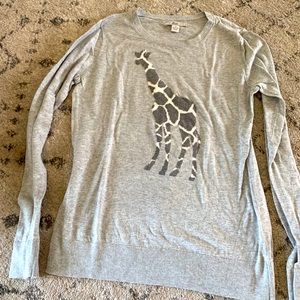 Bass Gray Giraffe Sweater